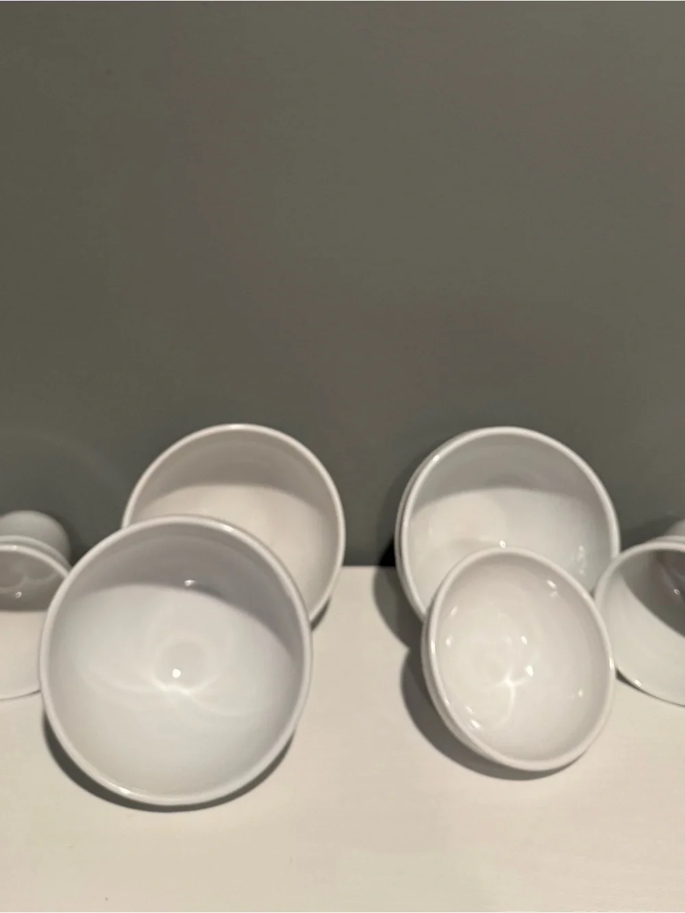 White Ceramic Pottery Barn Dining Bowl and Mug Set - Classic Beaded Design